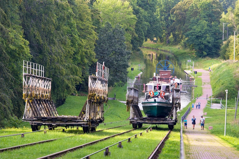 Segeln auf dem Oberlandkanal, Elbinger Kanal in Polen und Masuren