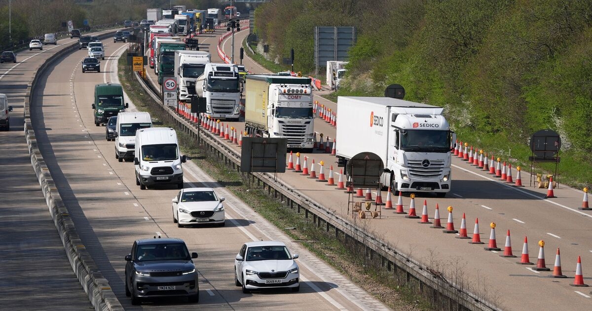 Die „langsamste“ Autobahn Großbritanniens mit so starkem Verkehr, dass die Einheimischen „das Haus nicht verlassen“