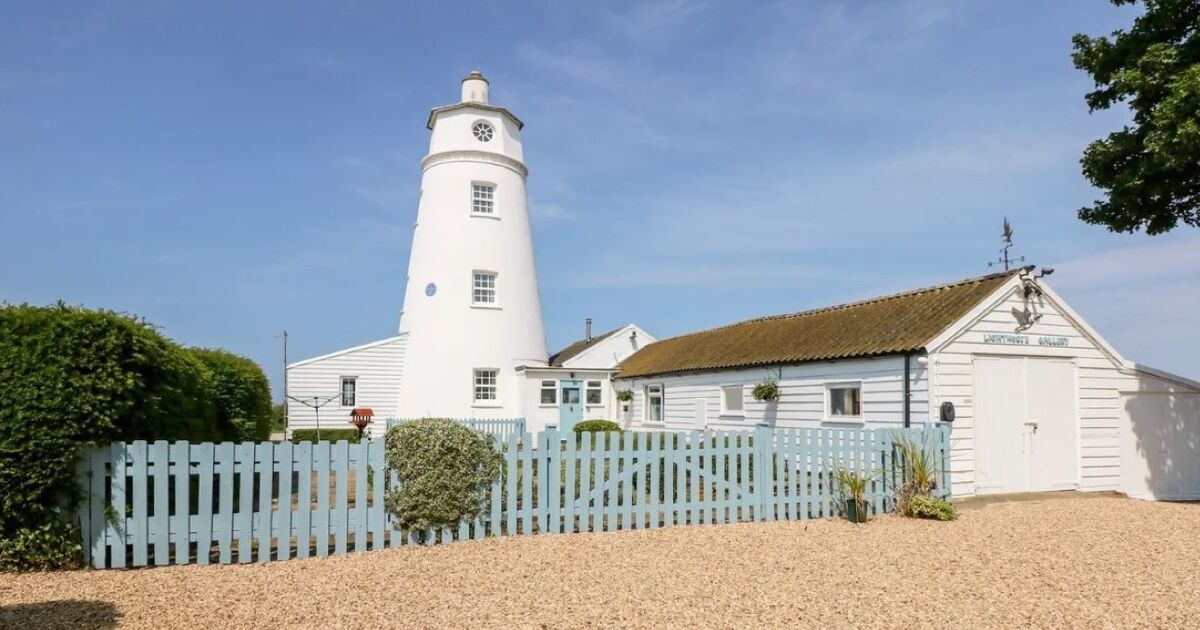 Converted lighthouse with games room and wild geese voted best in the UK