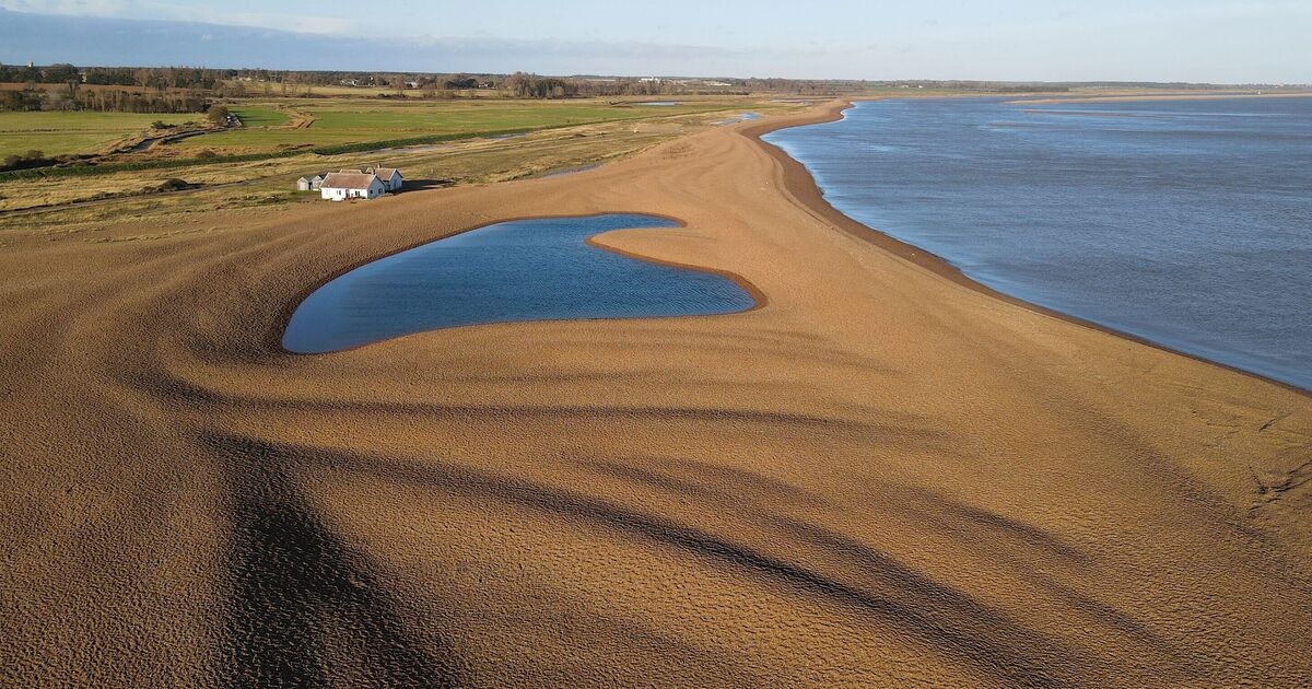 The eerie UK beach with WWII mystery you can only reach by car