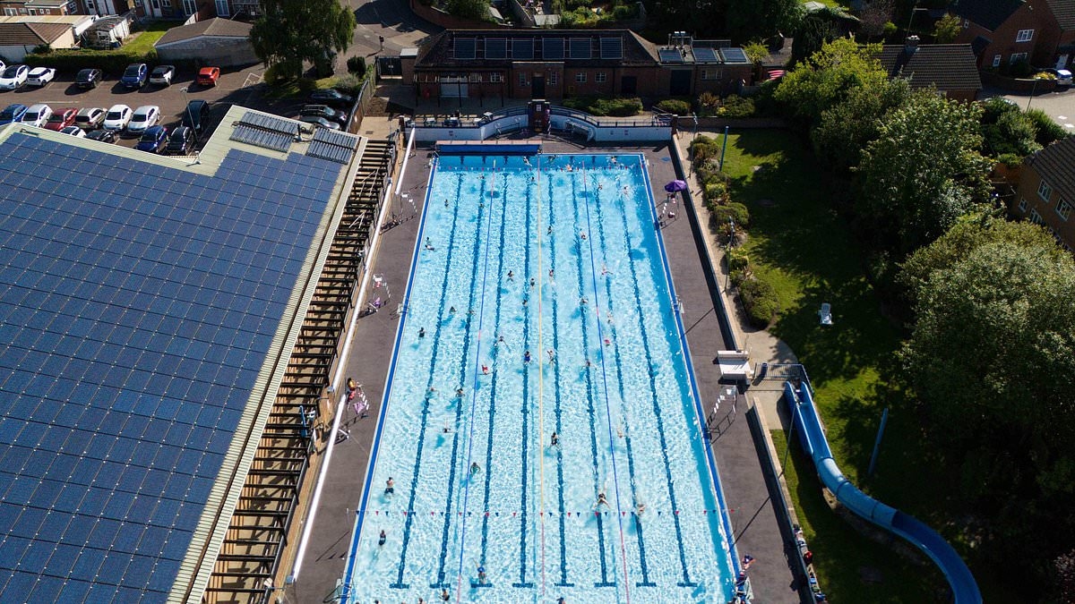 UK's historic lido is reopening just in time for summer - with Olympic-size pool, waterslides and splash zone
