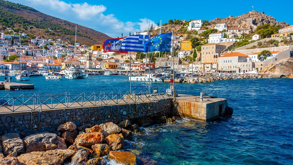 The little-known Greek island that's just as beautiful as Santorini - but much more peaceful over the summer
