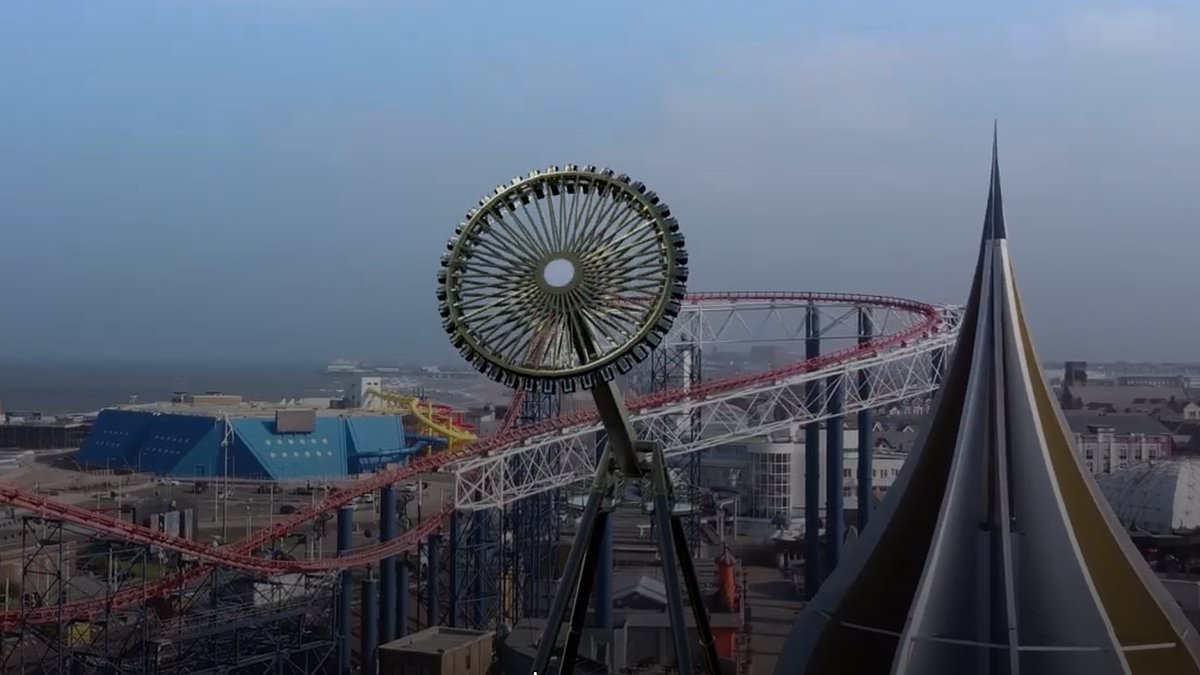 Major UK amusement park reveals footage of new 'tallest of its kind' ride set to transform skyline