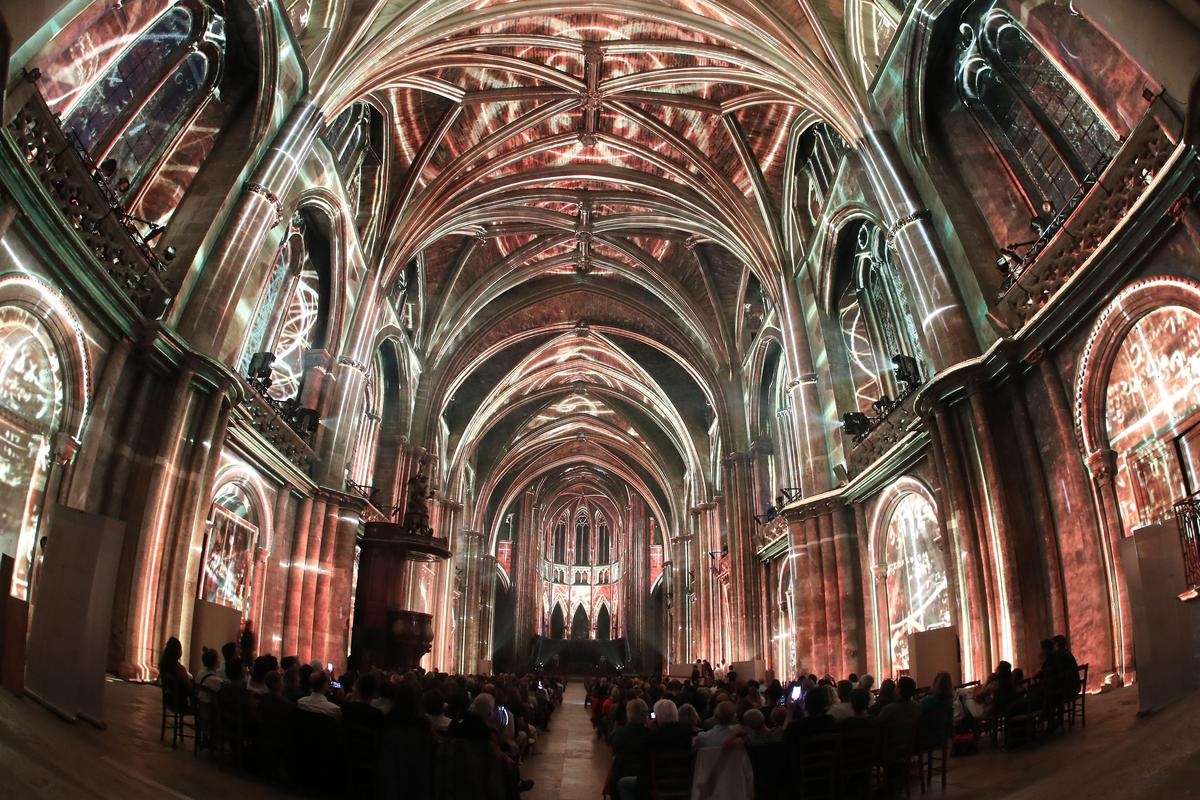 Burdeos: El video mapping con luminiscencia volverá a la catedral en septiembre