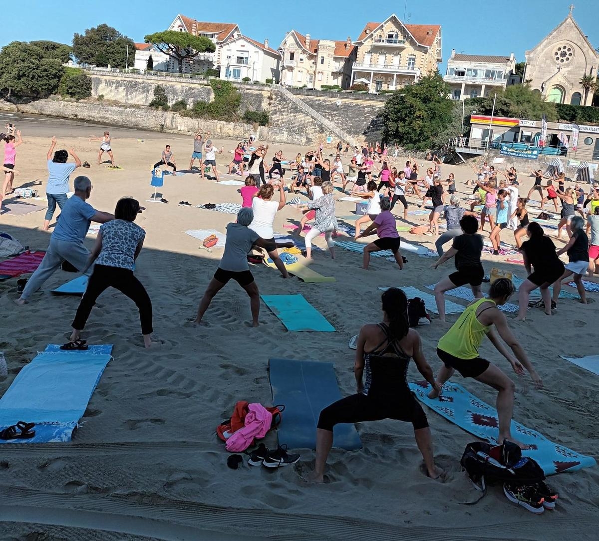 In Royan, the beaches as a sports ground, an asset that attracts every summer