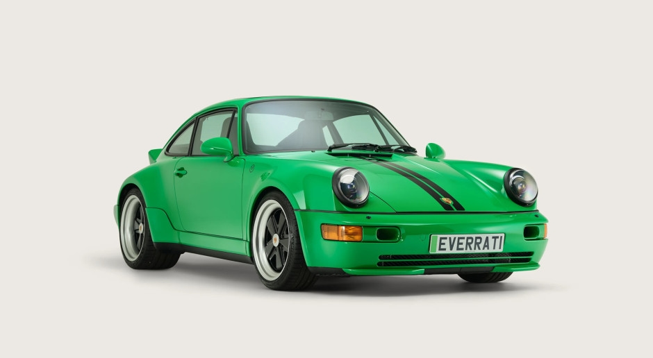 Yeşil engerek gerginlik altında. İşte yeni elektrikli kalbiyle klasik bir Porsche 911