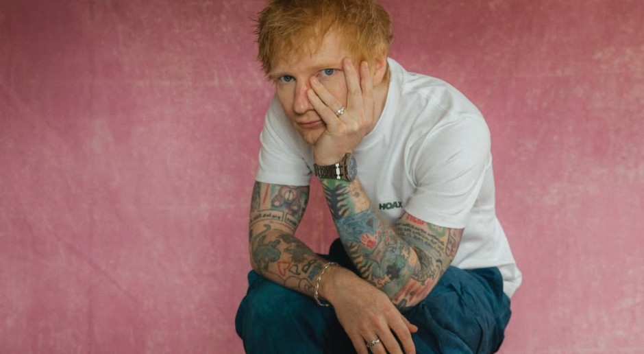 Ed Sheeran rode his bike around Wrocław's market square. Everyone thought he was a lookalike.