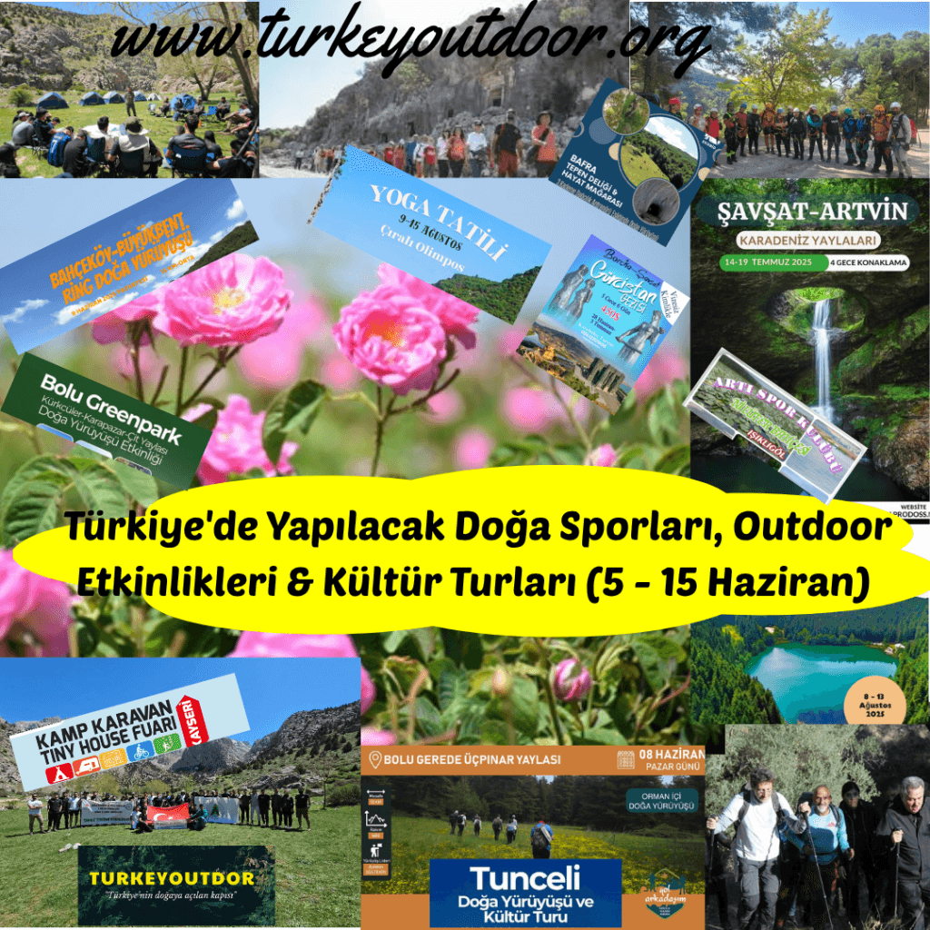 Natuursporten, buitenactiviteiten en culturele reizen in Turkije (5 – 15 juni)