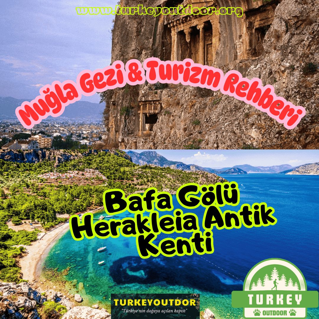 Lago Muğla Bafa, ciudad antigua de Heraklion
