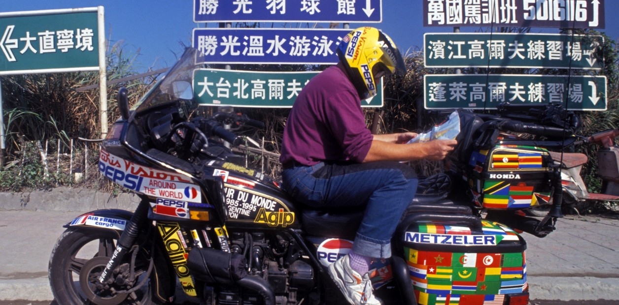 El mayor viaje en moto de la historia: a 30 años de la hazaña de un argentino