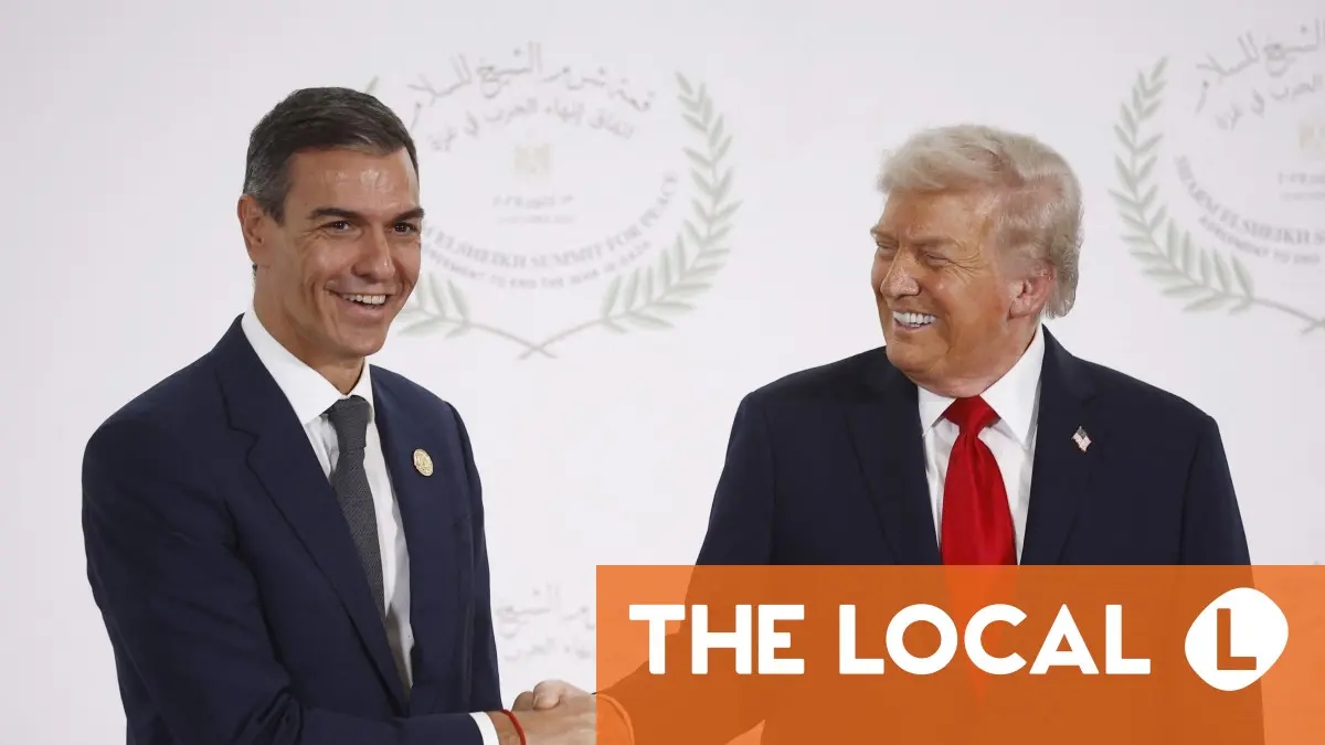 Primeiro-ministro espanhol recebe 'aperto de mão de Trump' no primeiro encontro desde ameaça da OTAN