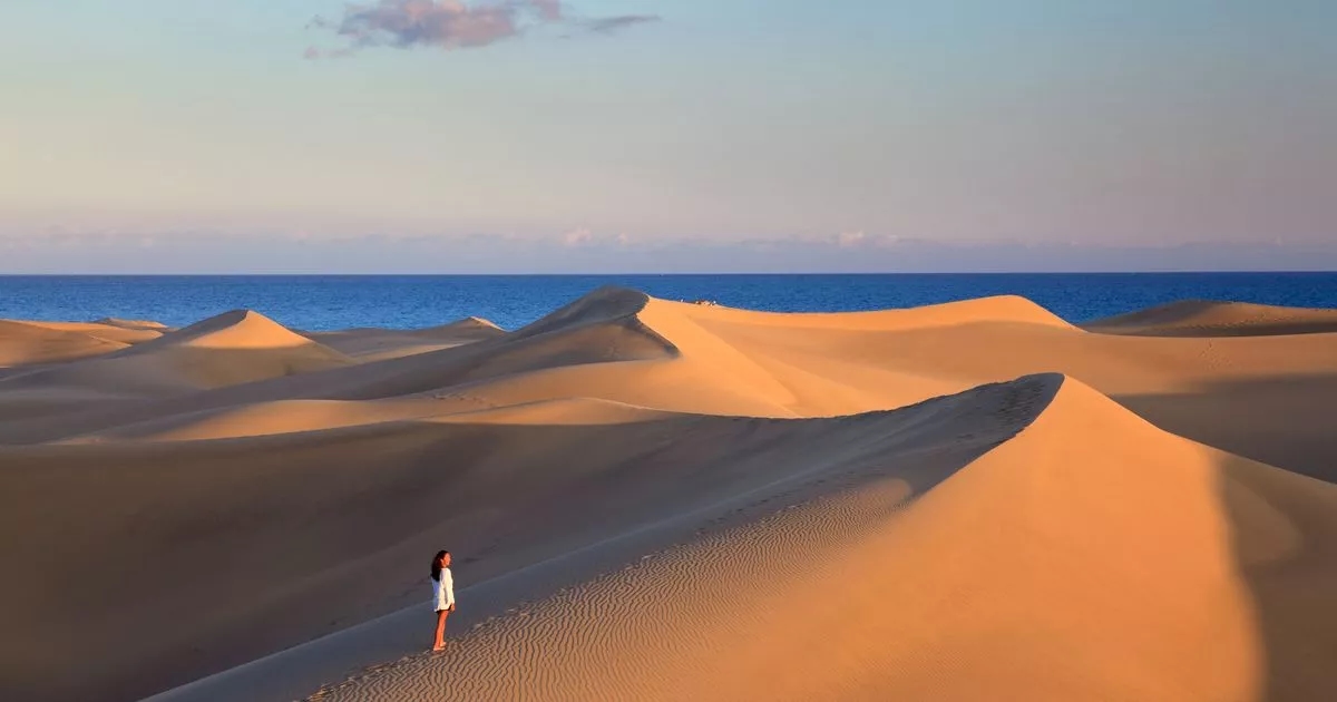 Esta semana, los británicos pueden disfrutar de la playa más soleada de Europa en invierno por solo 23 libras.