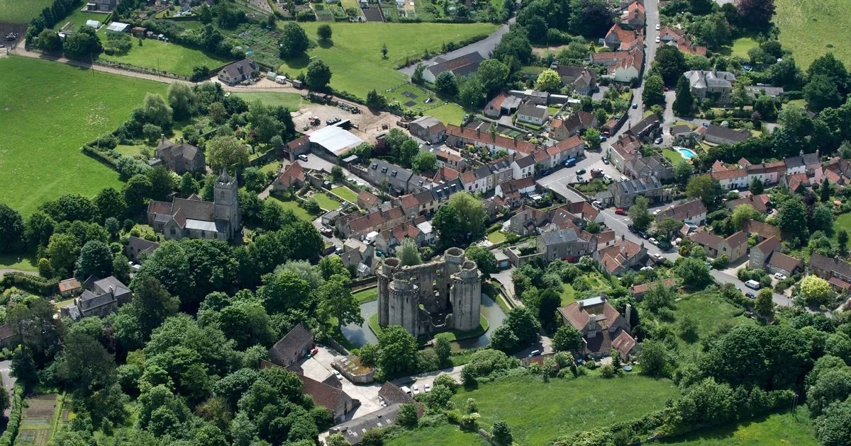 The picturesque village named one of UK's 'prettiest' with medieval castle